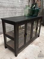 Antiek keukeneiland met glas, vitrine, dressoir, Ophalen of Verzenden, Zo goed als nieuw, Minder dan 100 cm, 50 tot 75 cm