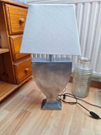 Roestvrijstalen tafellamp, Minder dan 50 cm, Ophalen of Verzenden, Zo goed als nieuw