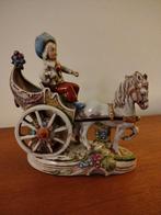 Grafenthal porselein GDR Paard koets en jongetje, Antiek en Kunst, Antiek | Porselein, Ophalen of Verzenden