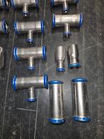 Geberit mapress rvs perskoppelingen alles passend op 28 mm, Ophalen of Verzenden, Nieuw, Rvs, Overige typen