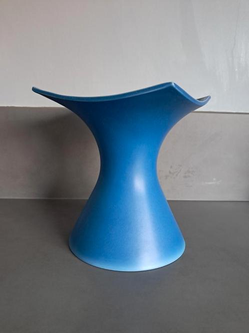 Vintage Retro Design Cor Unum Zweitse Landheer Vaas Blauw, Huis en Inrichting, Woonaccessoires | Vazen, Zo goed als nieuw, Blauw