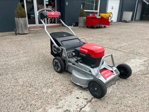 Najaarsactie! Cramer ATM76S accu maaier, Tuin en Terras, Grasmaaiers, Nieuw, Accu-grasmaaier, 50 cm of meer, Cirkelmaaier, Elektrische starter