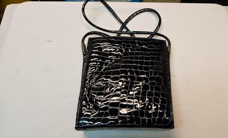 Harrie Hendriks Zwart Schoudertasje, Sieraden, Tassen en Uiterlijk, Tassen | Damestassen, Zo goed als nieuw, Schoudertasje, Zwart