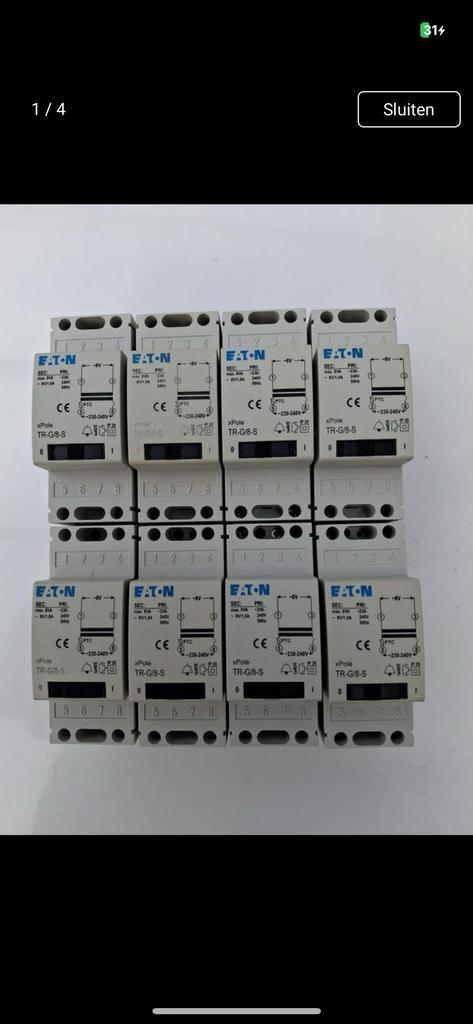 Partij eaton beltrafo, Doe-het-zelf en Verbouw, Elektra en Kabels, Zo goed als nieuw, Overige typen, Ophalen of Verzenden