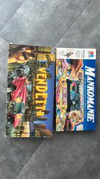 2 spellen Mankomanie en Vendette, Hobby en Vrije tijd, Gezelschapsspellen | Bordspellen, Drie of vier spelers, Ophalen, Gebruikt