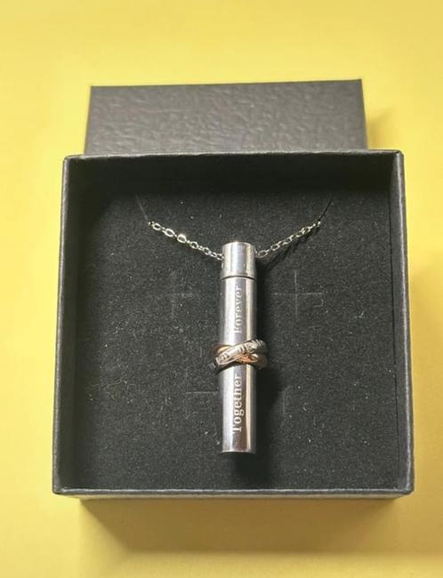 Crematie ashanger, Sieraden, Tassen en Uiterlijk, Kettingen, Nieuw, Overige materialen, Zilver, Verzenden