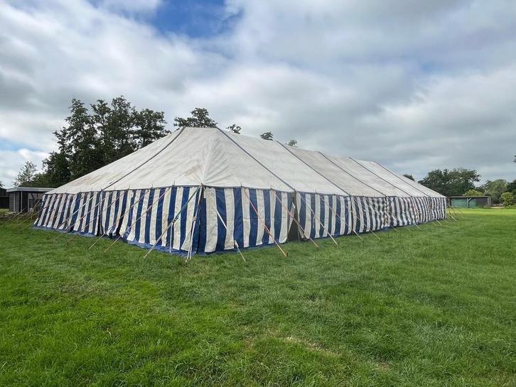 Feesttent 16x30m / Spantent / Circustent te koop, Tuin en Terras, Partytenten, Gebruikt, Overige typen, 2 meter of meer, 8 meter of meer
