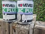 2 blikken veveo collix ac plus muurverf.(steel), Doe-het-zelf en Verbouw, Verf, Beits en Lak, Overige kleuren, Nieuw, Ophalen of Verzenden