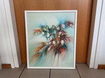 Schilderij Abstract Expressionisme ; Guez ; 64 x 53 cm beschikbaar voor biedingen