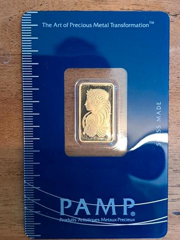 PAMP swiss 2,5 gram puur goud 999,9  beschikbaar voor biedingen
