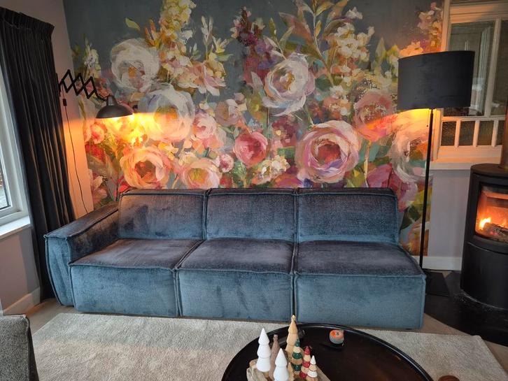 Prachtige 1.5 jr oud  3 zits elementen bank als nieuw, Huis en Inrichting, Banken | Bankstellen, Zo goed als nieuw, Vierpersoons of meer