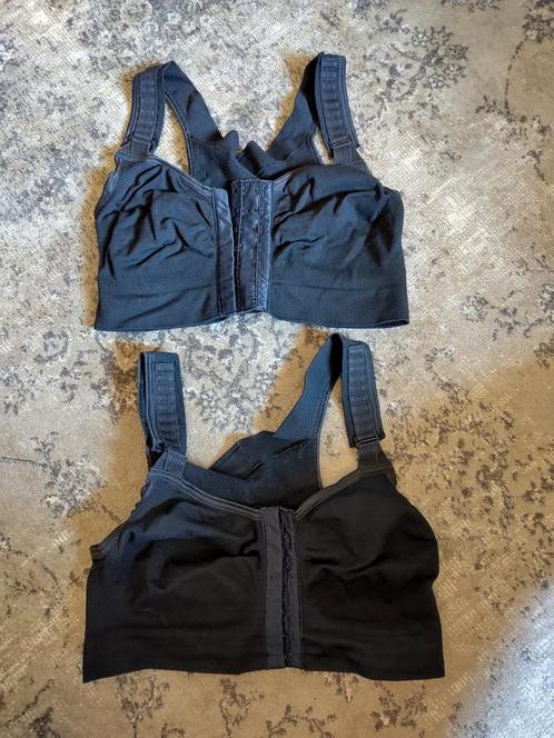 Lipobra lipoelastic compressie bh 2 stuks maat M, Kleding | Dames, Ondergoed en Lingerie, BH, Zwart, Ophalen of Verzenden
