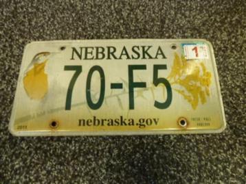 Kentekenplaat licenseplate Nebraska Yellow Bird USA beschikbaar voor biedingen
