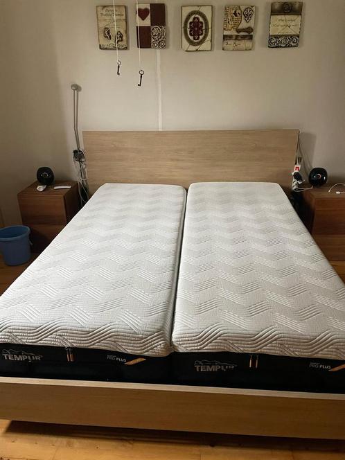 Nagenoeg nieuw slaapsysteem!! Tempur!, Huis en Inrichting, Slaapkamer | Complete slaapkamers, Zo goed als nieuw, Tweepersoons