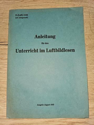 Duitse handleiding luchtbildlesen 1943 beschikbaar voor biedingen