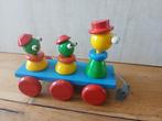 Houten trekspeelgoed met schildpadden, Ophalen of Verzenden, Zo goed als nieuw, Duw- of Trekspeelgoed