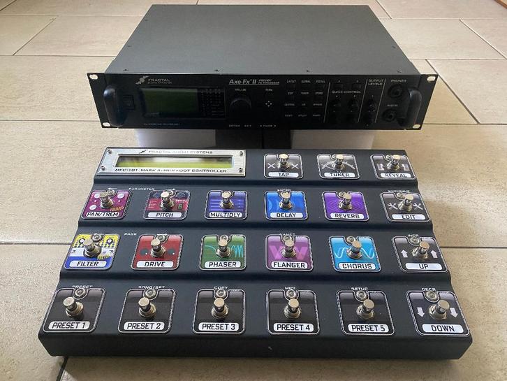 Axe FX II + MFC-101, Muziek en Instrumenten, Effecten, Gebruikt, Multi-effect, Ophalen of Verzenden