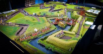Maquette, Diorama, wargame scenery, modelbouwterrein. beschikbaar voor biedingen