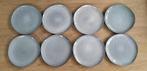 8 blauwgrijze dinerborden 28 cm doorsnede, Huis en Inrichting, Keuken | Servies, Ophalen, Zo goed als nieuw, Overige stijlen, Bord(en)