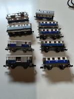 Fleischmann N-spoor Edelweiss 8053-8054 ELB div. lees tekst, Gebruikt, Gelijkstroom, Fleischmann, Wagon