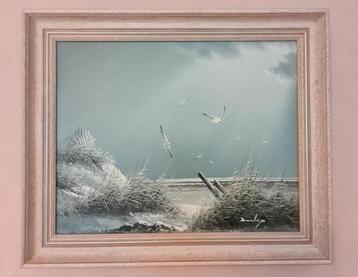 Olieverf schilderij duinen Dunlop  beschikbaar voor biedingen