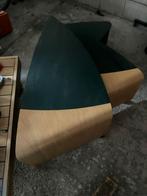 leolux salontafel groen hout, Ophalen, 100 tot 150 cm, 50 tot 100 cm, Zo goed als nieuw
