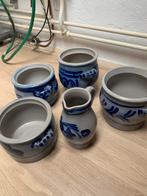 Keulse potten, Rond, Ophalen of Verzenden, Zo goed als nieuw, Aardewerk