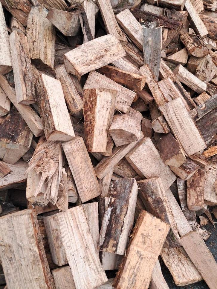 VOORDELIG HAARDHOUT mix van Eik/beuk/essen, Tuin en Terras, Haardhout, Blokken, 6 m³ of meer, Ophalen of Verzenden