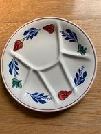 Boerenbont gourmet/vakken bord 6 stuks, Ophalen of Verzenden, Zo goed als nieuw, Bord(en), Aardewerk