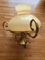 Hanglamp en stalampen, kaarslamp antiek, Ophalen of Verzenden, Gebruikt, Metaal, Brocante