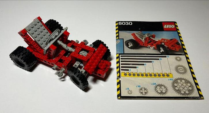 Vintage Lego Technic 8030 Auto Universal Set, Kinderen en Baby's, Speelgoed | Duplo en Lego, Gebruikt, Lego, Complete set, Verzenden