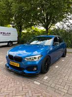 BMW 1-Serie 116i 2017 M Sport Shadow Alcantara Maxton, Auto's, 65 €/maand, 1280 kg, Blauw, Alcantara