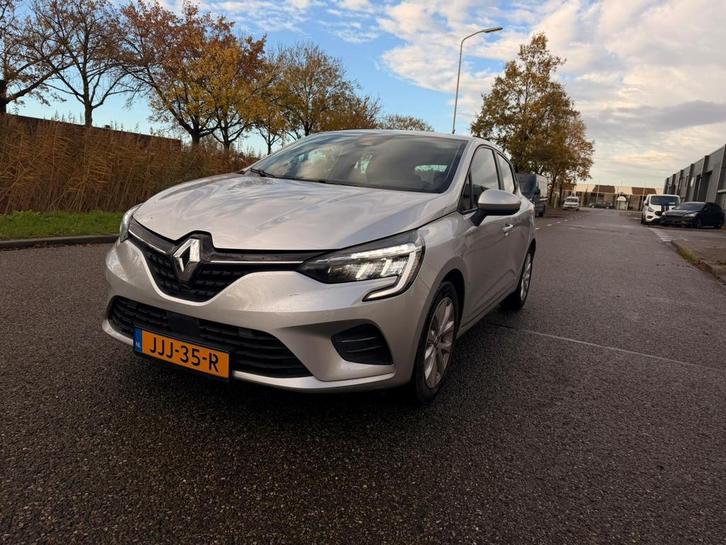 Renault Clio 1.0 TCe 100pk 2021 Grijs, Auto's, Renault, Particulier, Clio, Benzine, Hatchback, Handgeschakeld, Geïmporteerd, Zilver of Grijs