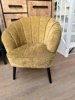 Fauteuil Stoel - Goud - In goede staat, Huis en Inrichting, Fauteuils, Ophalen, Zo goed als nieuw