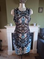 Hale Bob body cocon print jurk gevoerd L gratis verz in NL, Verzenden, Zwart, Maat 42/44 (L), Zo goed als nieuw