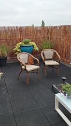 5 terrasstoelen, Tuin en Terras, Tuinstoelen, Ophalen, Gebruikt, Kunststof