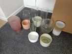 Diverse vazen, Huis en Inrichting, Woonaccessoires | Vazen, Ophalen, Overige kleuren, Minder dan 50 cm, Glas