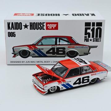 Mini gt Kaido House Datsun 510 Pro Street BRE510 V1, red/whi