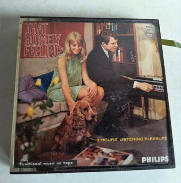 Audio tape bandrecorder That Homely Feeling Philips jaren 60 beschikbaar voor biedingen