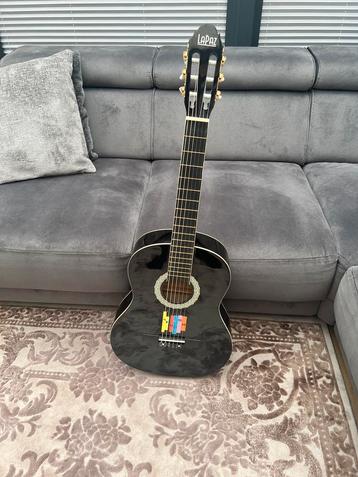 LaPaz klassieke gitaar beginnersmodel zwart beschikbaar voor biedingen