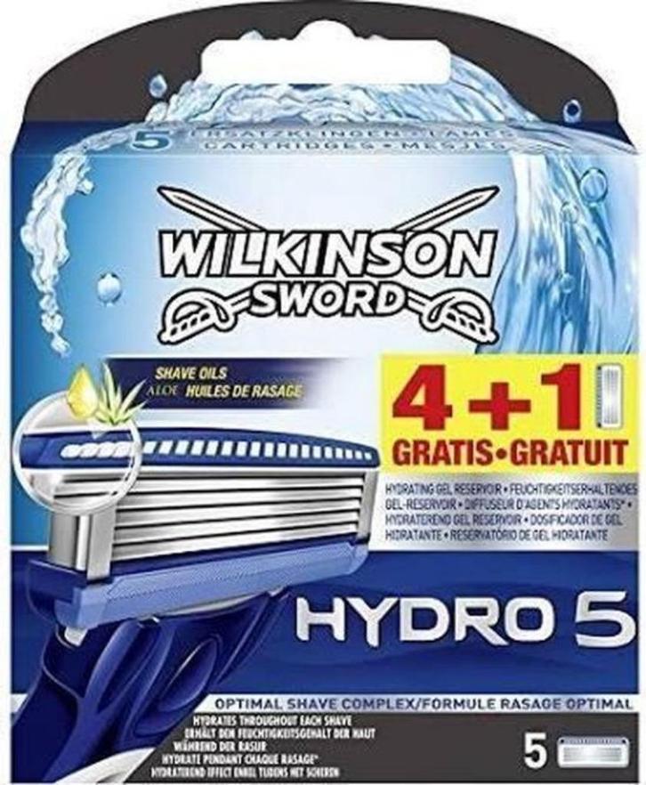 Wilkinson Hydro5 Hydro 5 - 5 Scheermesjes Voordeelpakking, Sieraden, Tassen en Uiterlijk, Uiterlijk | Gezichtsverzorging, Nieuw
