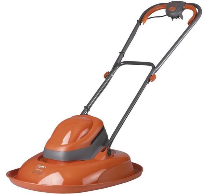 Flymo Turbo 400 Zweef - Grasmaaier, Tuin en Terras, Grasmaaiers, Gebruikt, Elektrische grasmaaier, 40 t/m 49 cm, Zweefmaaier, Ophalen