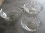 Nest schalen, 3-delige set, Leerdam glas, Antiek en Kunst, Ophalen of Verzenden