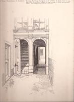 Woudrichem.Tekening o.inkt.1912 Sydney Jones.Salamander Hous, Antiek en Kunst, Kunst | Tekeningen en Foto's, Ophalen of Verzenden