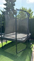 Rechthoekige trampoline salta, Ophalen, Gebruikt