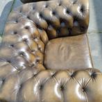 2x Chesterfield Club fauteuil olijfgroen + BEZORGING GRATIS, Ophalen of Verzenden