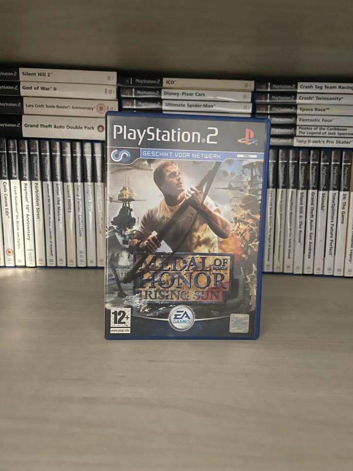 Medal of Honor Rising Sun - PS2, Spelcomputers en Games, Games | Sony PlayStation 2, Gebruikt, Shooter, 1 speler, Vanaf 16 jaar