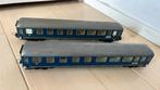 Twee wagons Touropa DB, Hobby en Vrije tijd, Modeltreinen | H0, Ophalen of Verzenden, Zo goed als nieuw, Gelijkstroom, Wagon