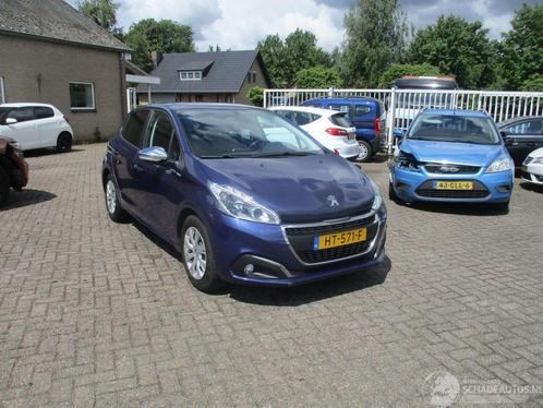 Peugeot 208 1.2 Pure T Urban Soul 1E Eig (bj 2016), Auto diversen, Schadeauto's, Peugeot, Handgeschakeld, Benzine, Hatchback, Blauw