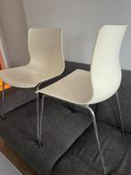 Twee stuks Erland ikea stoelen, Huis en Inrichting, Ophalen, Gebruikt, Wit, Twee